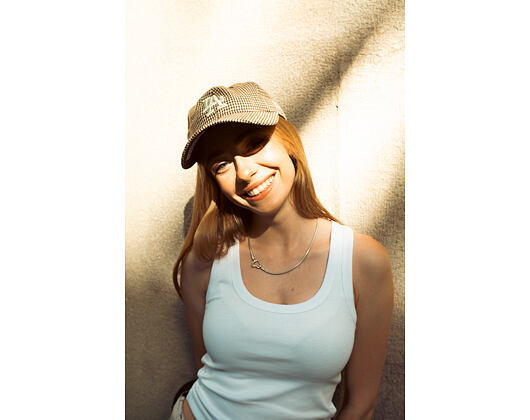 Kšiltovka New Era - MLB Houndstooth 9TWENTY - LA Dodgers - Auburn