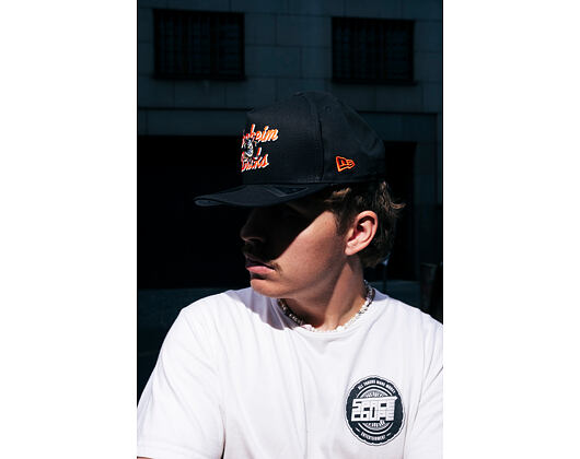 Kšiltovka New Era - NHL Chainstitch 9FIFTY A-Frame - Anaheim Ducks - Black