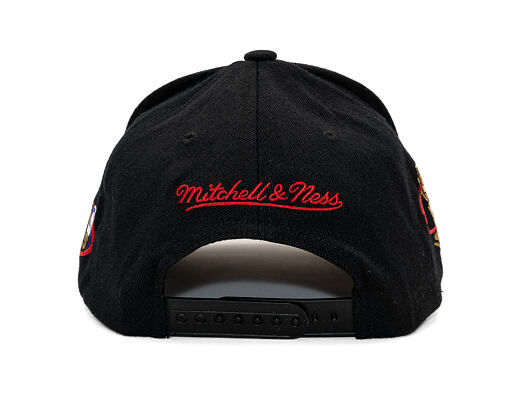 Kšiltovka Mitchell & Ness - NBA Championship Classic Red 1996 - Chicago Bulls - Black