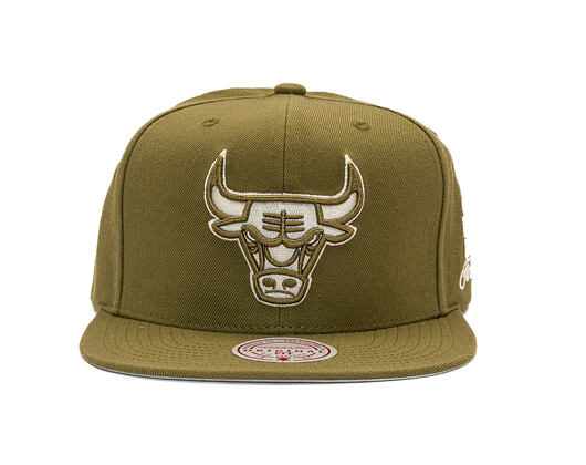 Kšiltovka Mitchell & Ness - NBA Fashion Basic Snapback - Chicago Bulls - Olive