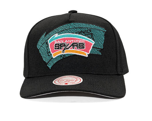 Kšiltovka Mitchell & Ness - NBA Tilted Pro Snapback Hwc - San Antonio Spurs - Black