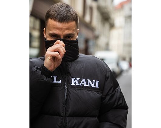 Péřová Bunda Karl Kani Retro Essential Puffer Jacket black