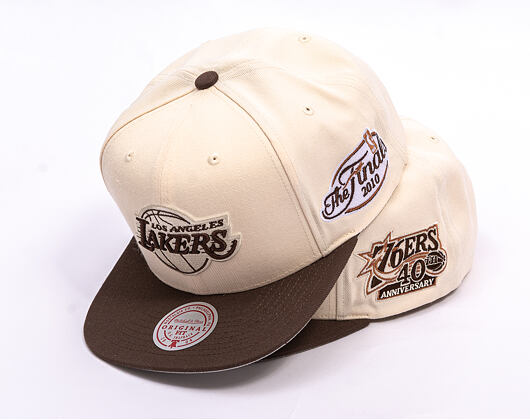 Kšiltovka Mitchell & Ness - NBA Fashion Basic 2T Snapback - Los Angeles Lakers - Cream
