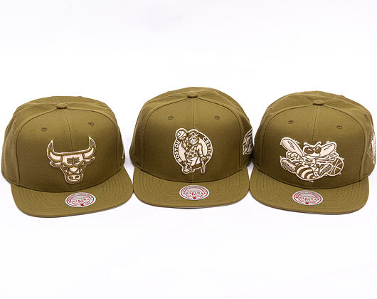 Kšiltovka Mitchell & Ness - NBA Fashion Basic Snapback - Chicago Bulls - Olive