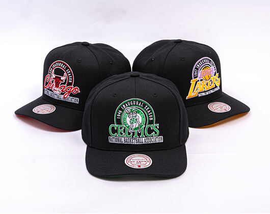 Kšiltovka Mitchell & Ness - NBA Inaugural Team Pro Crown - Boston Celtics - Black