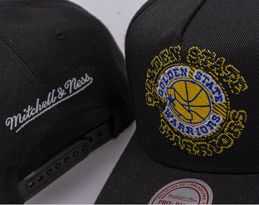 Kšiltovka Mitchell & Ness - NBA Tilted Pro Snapback Hwc - Golden State Warriors - Black