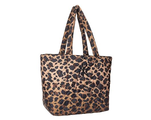 Taška New Era - MLB Leopard Quilted Tote Bag - NY Yankees - Brown / Black