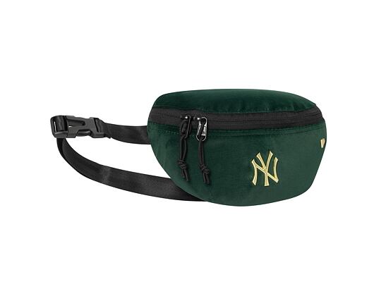 Ledvinka New Era - MLB Velour Pin Waist Bag - NY Yankees - Dark Green