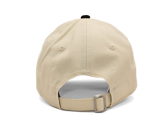 Dámská Kšiltovka New Era - MLB Faux Suede 9FORTY - NY Yankees - Cream / Black