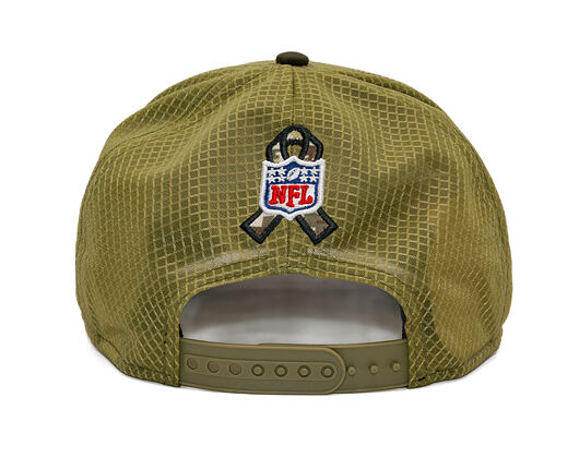 Kšiltovka New Era - NFL25 "Salute to Service" - 9SEVENTY Stretch-Snap  Bay Packers