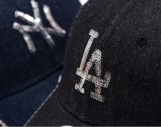 Dámská Kšiltovka New Era - MLB Sequin 9FORTY - LA Dodgers - Black