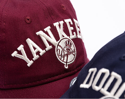 Dětská Kšiltovka New Era - MLB College 9TWENTY - NY Yankees - Burgundy