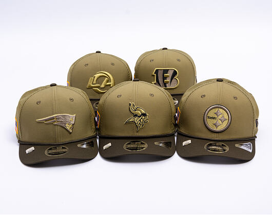 Kšiltovka New Era - NFL25 "Salute to Service" - 9SEVENTY Stretch-Snap - Los Angeles Rams