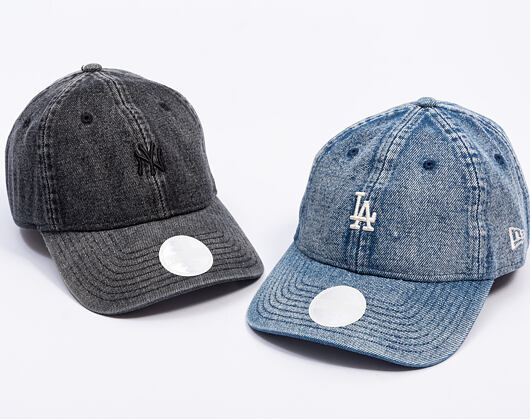 Dámská Kšiltovka New Era - MLB Washed Denim 9TWENTY - LA Dodgers - Blue