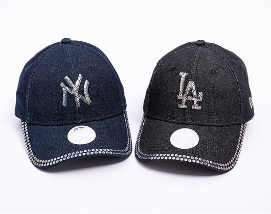 Dámská Kšiltovka New Era - MLB Womens Distressed 9FORTY - NY Yankees - Blue
