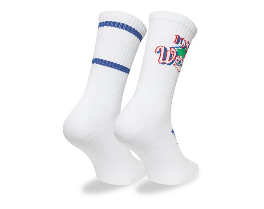 Ponožky New Era - MLB WS Crew Socks 2pk - LA Dodgers - White