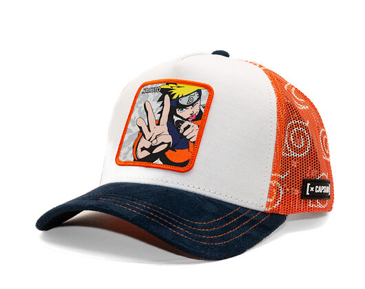 Kšiltovka Capslab Trucker Capslab X Naruto Uzumaki Navy/White/Orange