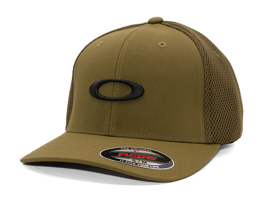 Kšiltovka Oakley - Oakley Ellipse Mesh Hat - Army Green