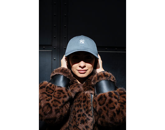 Kšiltovka New Era - MLB Washed Mini Logo 9TWENTY - NY Yankees - Grape