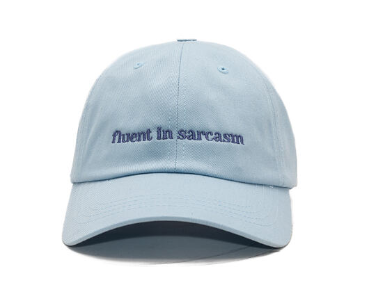 Kšiltovka 8by8 - Dadcap - "fluent in sarcasm" - Baby Blue/Lavender