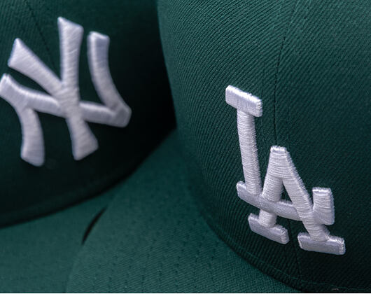 Kšiltovka New Era - MLB Seasonal 59FIFTY - LA Dodgers - Dark Green