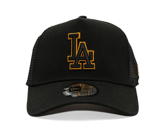 Kšiltovka New Era - MLB Outline 9FORTY Trucker - LA Dodgers - Black