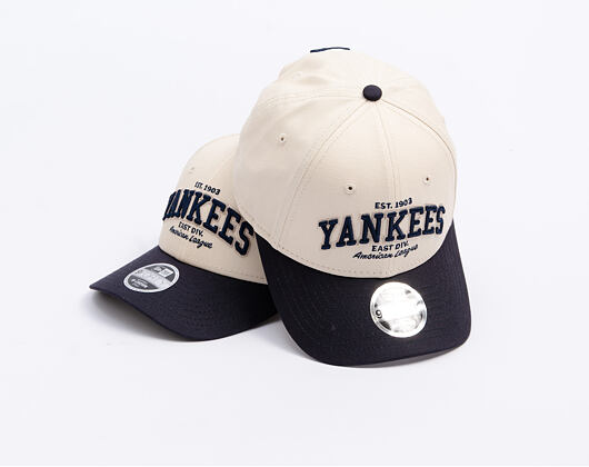 Dětská Kšiltovka New Era - MLB Wordmark 9FORTY M-CROWN - NY Yankees - Cream