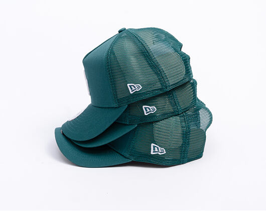 Kšiltovka New Era - MLB Essential 9FORTY Trucker - LA Dodgers - Pine Green