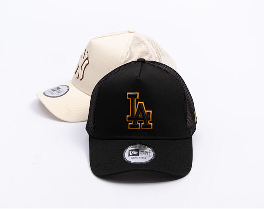 Kšiltovka New Era - MLB Outline 9FORTY Trucker - LA Dodgers - Black