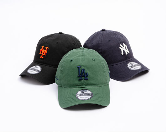 Kšiltovka New Era - MLB Washed Script 9TWENTY - LA Dodgers - Cilantro Green