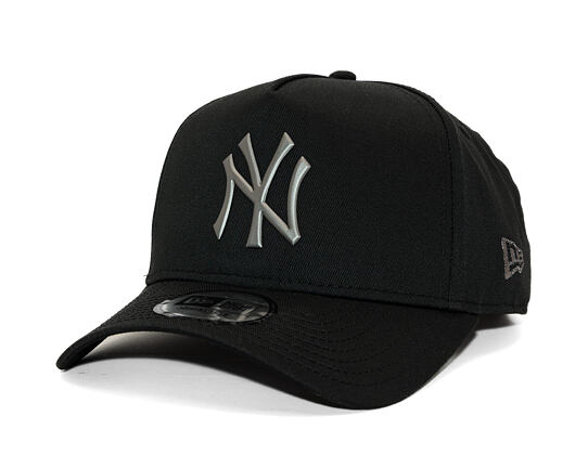 Kšiltovka New Era - MLB Metallic 9FORTY A-Frame - NY Yankees - Black