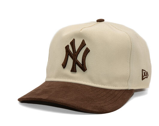Kšiltovka New Era - MLB Suede Visor 9FIFTY A-Frame - NY Yankees - Cream