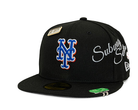 Kšiltovka New Era - MLB IMAGE DROP - Subway Series 59FIFTY - NY Mets - Black