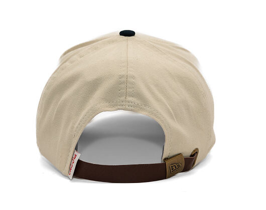 Kšiltovka New Era - Branded Suede Patch 9FORTY A-Frame - Cream
