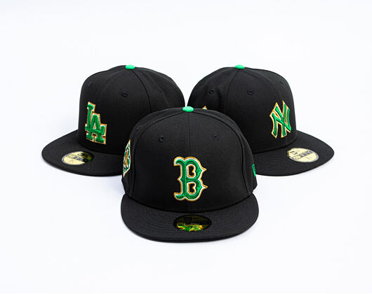 Kšiltovka New Era - MLB 2026 St. Patrick Day 59FIFTY - Boston Red Sox - Black
