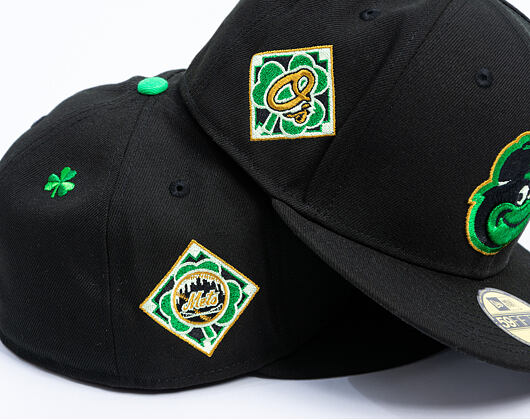 Kšiltovka New Era - MLB 2026 St. Patrick Day 59FIFTY - NY Mets - Black