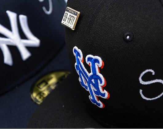 Kšiltovka New Era - MLB IMAGE DROP - Subway Series 59FIFTY - NY Mets - Black
