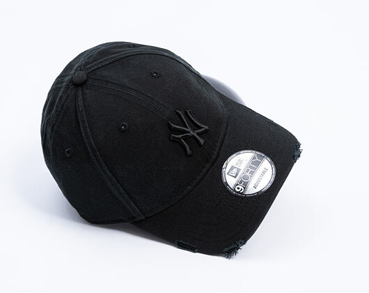 Kšiltovka New Era - MLB Wash Distress 9FORTY - NY Yankees - Black