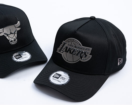 Kšiltovka New Era - NBA Metallic 9FORTY A-Frame - LA Lakers - Black