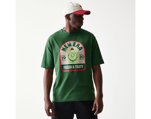 Triko New Era - Fruit Graphic Oversized Tee - Cilantro Green