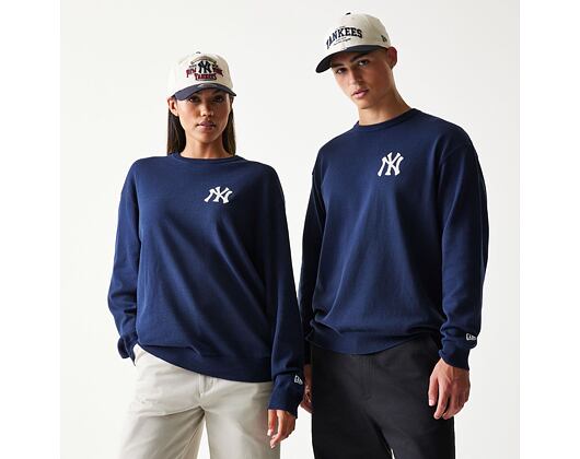 Svetr New Era - MLB Essential Knit Sweater - NY Yankees - Navy