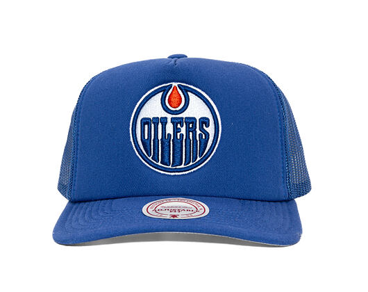 Kšiltovka Mitchell & Ness - Edmonton Oilers - Evergreen Trucker - Blue