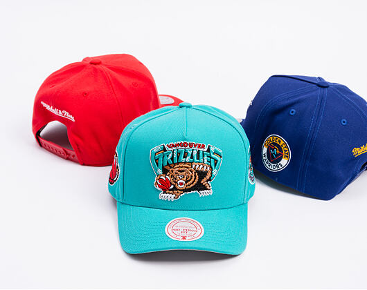 Kšiltovka Mitchell & Ness - Charlotte Hornets - Double Clutch Pro Snapback Hwc - Teal