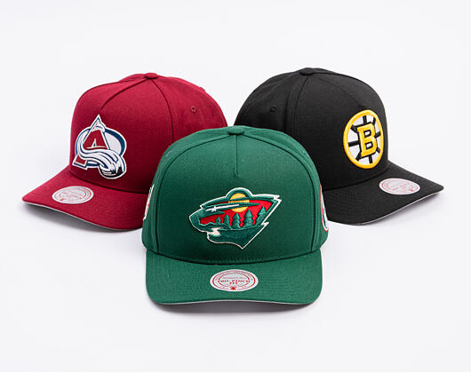 Kšiltovka Mitchell & Ness - Minnesota Wild - Double Clutch Pro Snapback - Green