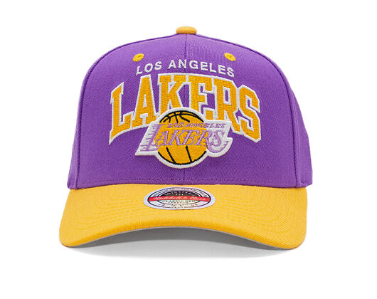 Kšiltovka Mitchell & Ness - NBA Team Arch Snapback - Los Angeles Lakers - Purple / Yellow