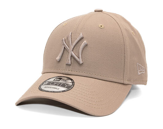 Kšiltovka New Era - MLB Essential 9FORTY - NY Yankees - Light Brown