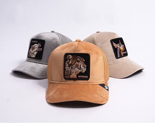 Kšiltovka Goorin - Velour Cheetah - Heat