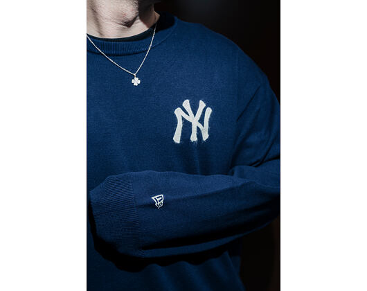 Svetr New Era - MLB Essential Knit Sweater - NY Yankees - Navy