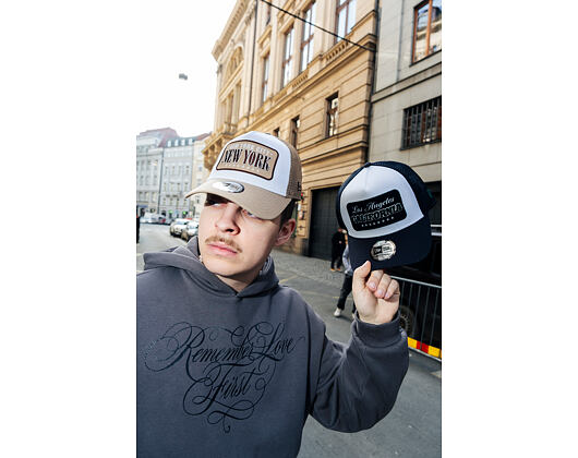 Kšiltovka New Era - Branded Location Patch 9FORTY Trucker - Navy