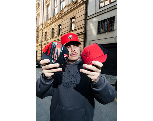 Kšiltovka New Era - Ducati Motor Core 9SEVENTY Stretch-Snap - Scarlet